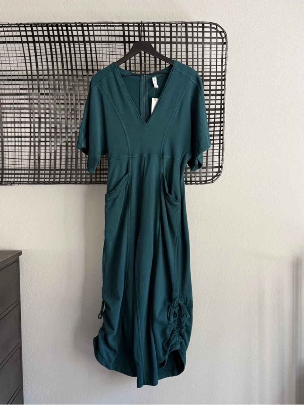 Anthropologie daily practice arta short sleeve jumpsuit in green - Picture 2 of 10